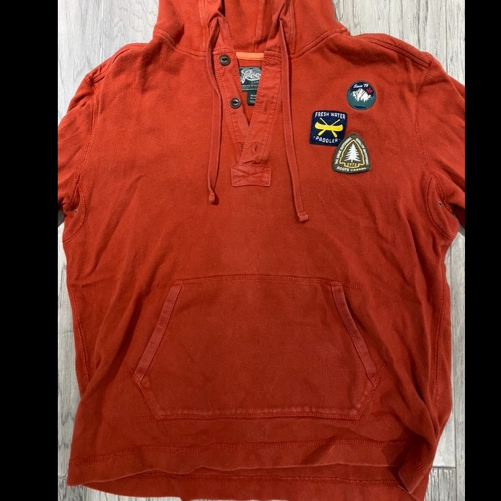 Roots vintage orange sweater